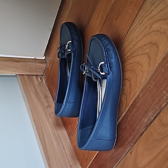 Pesaro size 8 flat loafers navy blue - Picture 2 of 6